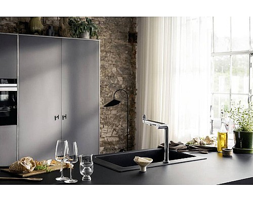 Смеситель для кухни Hansgrohe Aqittura M91 76804000 Хром