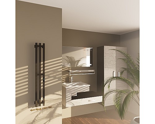 Электрический полотенцесушитель Altasan АргоПроф 120х17 АргоПроф12017ЧМ Черный муар