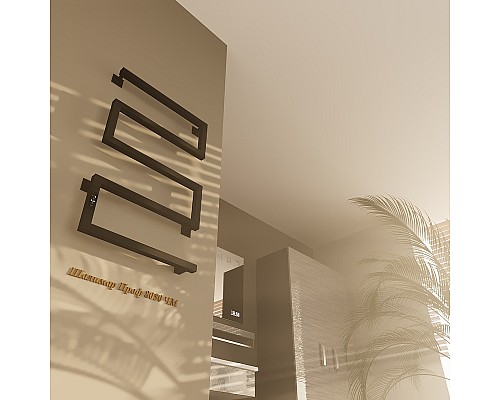 Электрический полотенцесушитель Altasan ШалимарПроф 80х50 ШалимарПроф8050ЧМ Черный муар