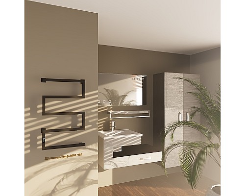 Электрический полотенцесушитель Altasan ШалимарПроф 80х50 ШалимарПроф8050ЧМ Черный муар