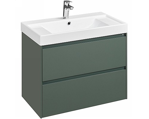 Тумба под раковину Roca Ona 80 A857630513 подвесная Зеленая матовая