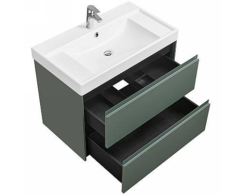 Тумба под раковину Roca Ona 80 A857630513 подвесная Зеленая матовая