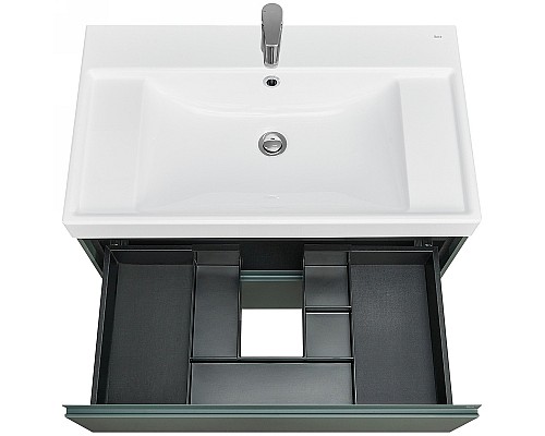 Тумба под раковину Roca Ona 80 A857630513 подвесная Зеленая матовая