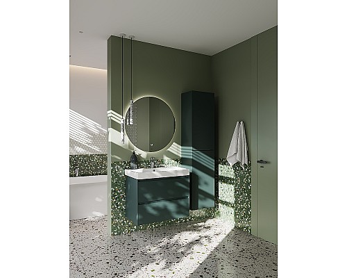 Тумба под раковину Roca Ona 80 A857630513 подвесная Зеленая матовая