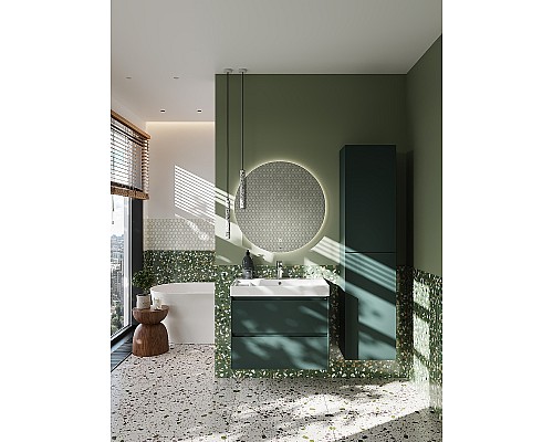 Тумба под раковину Roca Ona 80 A857630513 подвесная Зеленая матовая