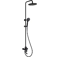 Душевая система Olive's Barros 22511-1BRB Черная матовая