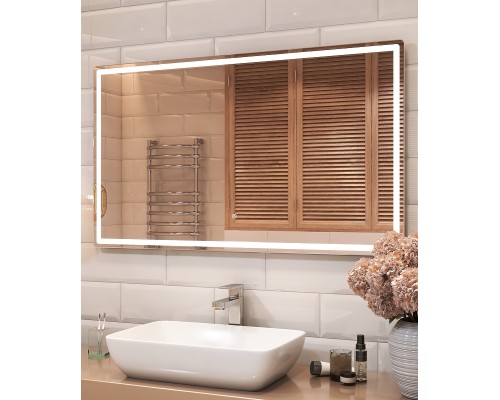 Зеркало Vigo Geometry Classic 120 с подсветкой с сенсорным выключателем