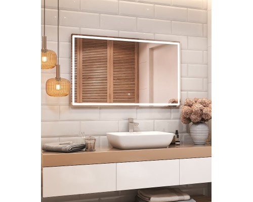 Зеркало Vigo Geometry Classic 120 с подсветкой с сенсорным выключателем