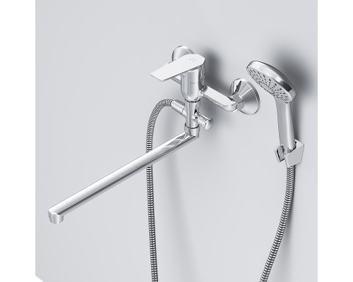 Смеситель для ванны AM.PM Gem F90A90100 универсальный Хром