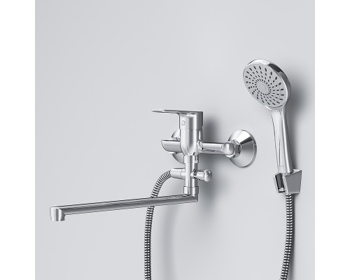 Смеситель для ванны AM.PM Gem F90A90100 универсальный Хром