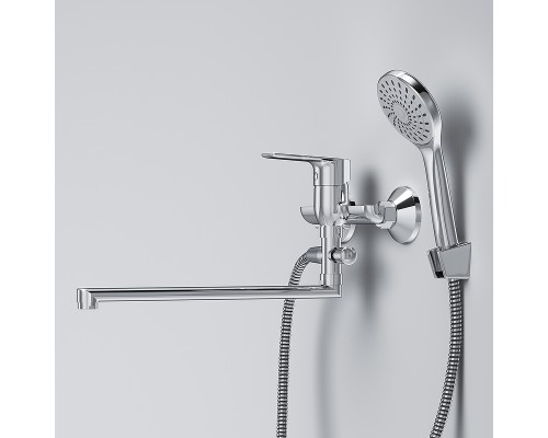 Смеситель для ванны AM.PM Gem F90A90100 универсальный Хром