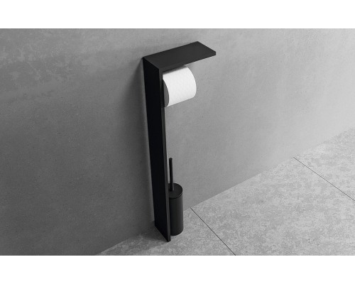 Напольная стойка Novellini Kuadra R90AKFPRS-H Черная матовая