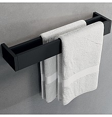 Полотенцедержатель Novellini Kuadra R90AKFPS0230-H Черный матовый