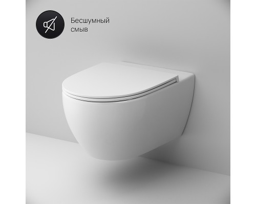 Комплект унитаза с инсталляцией AM.PM Awe FlashClean с сиденьем Микролифт и Черной матовой клавишей смыва