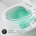 Комплект унитаза с инсталляцией AM.PM Awe FlashClean с сиденьем Микролифт и Черной матовой клавишей смыва