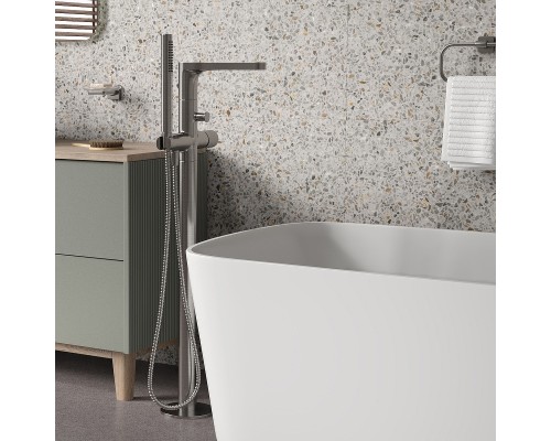 Смеситель для ванны WasserKRAFT Tauber Никель