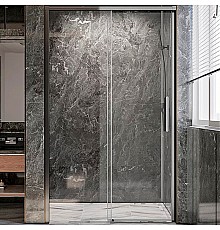 Душевая дверь Veconi Premium Trento PTD-40GR 140 PTD40-GR-140-01-C4 профиль Брашированный графит стекло прозрачное