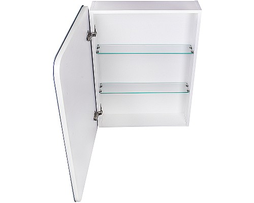 Зеркальный шкаф Style Line Каре 55 L СС-00002373 с подсветкой Белый