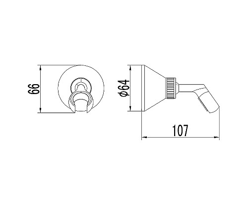 Держатель ручного душа Lemark LM8008B Бронза