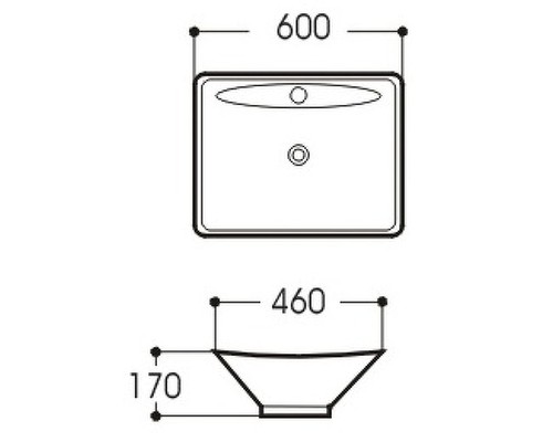 Раковина Aquatek 60 AQ5518-00 Белая