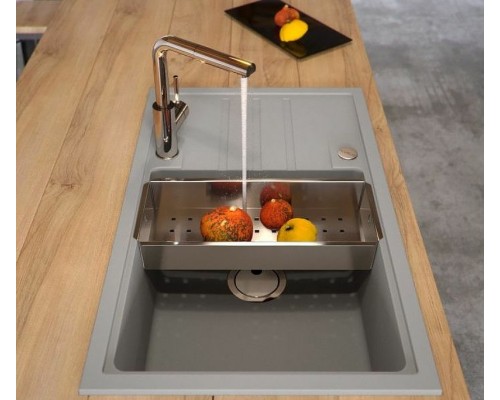 Коландер Alveus 1119835 Сатинированная сталь