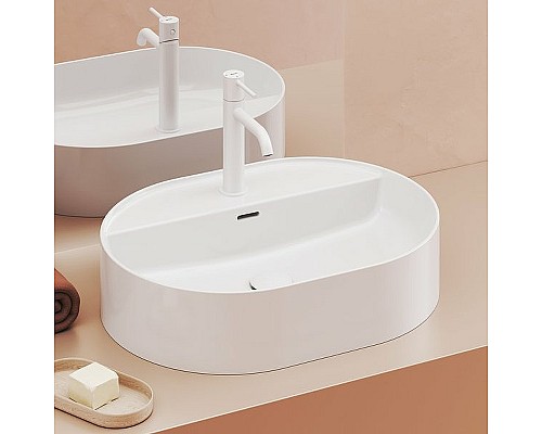 Раковина Ravak Ceramic Slim Shelf O 55 XJX01155003 Белая Раковина Ravak Ceramic Slim Shelf O 55 XJX01155003 Белая