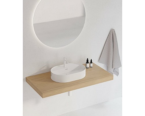 Раковина Ravak Ceramic Slim Shelf O 55 XJX01155003 Белая Раковина Ravak Ceramic Slim Shelf O 55 XJX01155003 Белая
