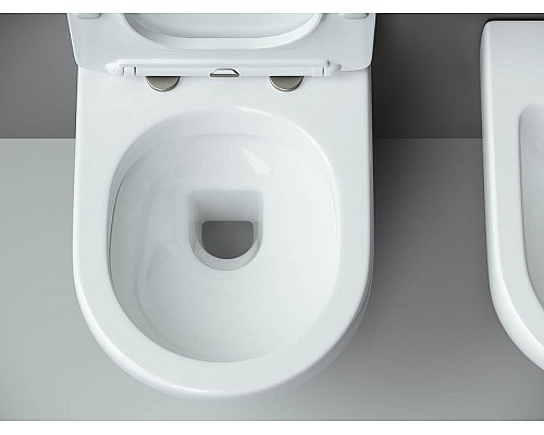 Комплект унитаза с инсталляцией Ceramicanova Metropol CN4002_1001M_1000 с сиденьем Микролифт и клавишей смыва Хром матовый