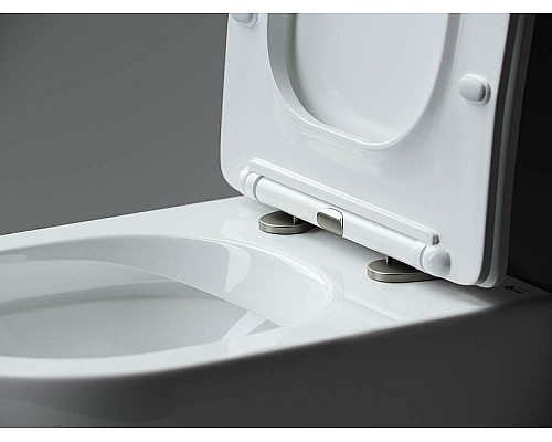 Комплект унитаза с инсталляцией Ceramicanova Metropol CN4002_1002M_1000 с сиденьем Микролифт и клавишей смыва Хром матовый