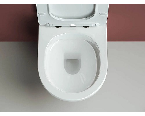 Комплект унитаза с инсталляцией Ceramicanova Forma CN3009_1001M_1000 с сиденьем Микролифт и клавишей смыва Хром матовый