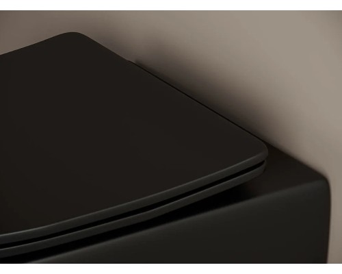 Комплект унитаза с инсталляцией Ceramicanova Metropol CN4002MB_1002M_1000 с сиденьем Микролифт и клавишей смыва Хром матовый