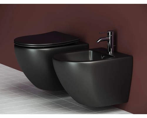 Комплект унитаза с инсталляцией Ceramicanova Metropol CN4002MB_1002M_1000 с сиденьем Микролифт и клавишей смыва Хром матовый