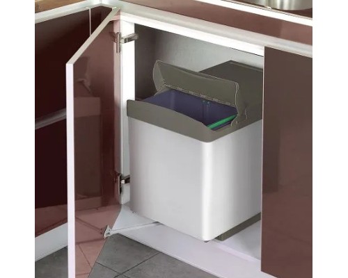 Система сортировки мусора Alveus Albio 30 1x16 L+2X7.5 L Серая