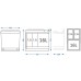 Система сортировки мусора Alveus Albio 30 1x16 L+2X7.5 L Серая