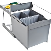 Система сортировки мусора Alveus Albio 30 1x16 L+2X7.5 L Серая