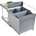 Система сортировки мусора Alveus Albio 30 1x16 L+2X7.5 L Серая