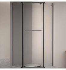 Душевой уголок RGW Passage PA-82B 80x80 41088288-14 профиль Черный стекло прозрачное