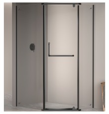 Душевой уголок RGW Passage PA-091B 120x80 профиль Черный стекло прозрачное