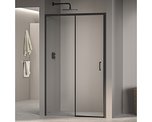 Душевая дверь RGW Passage PA-017B 140 350801714-14 профиль Черный стекло прозрачное