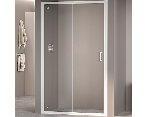 Душевая дверь RGW Passage PA-14W 140 41081414-15 профиль Белый стекло прозрачное