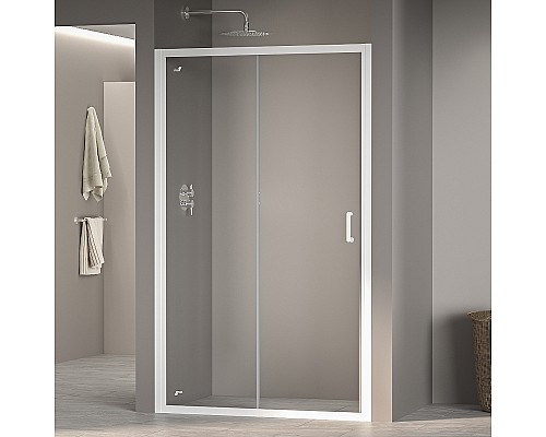 Душевая дверь RGW Passage PA-14W 140 41081414-15 профиль Белый стекло прозрачное
