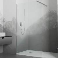 Душевая перегородка RGW Walk In WA-001 110 351000111-11 профиль Хром стекло прозрачное