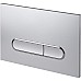 Клавиша смыва Esbano OVL-17MC ESINOVL17MC Хром матовый