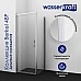 Душевой уголок WasserKRAFT Berkel 130x90 48P33 профиль Хром стекло прозрачное