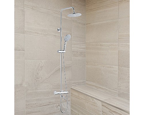 Душевая система WesnaArt Dusha DUS08-302 с термостатом Хром
