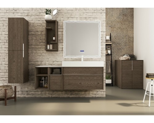 Зеркало Cezares 90 45063 с подсветкой с сенсорным выключателем Touch System, с подогревом, с радио и датчиком температуры