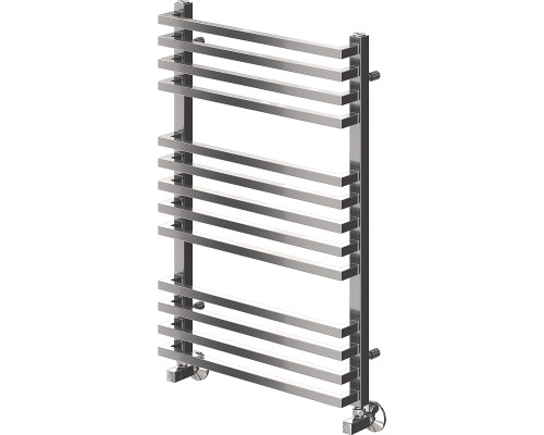 Водяной полотенцесушитель Terminus Берн П13 500х800 4670078513403 Хром, нижнее подключение, G 1/2" ВР, с комплектом вентилей