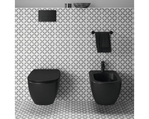 Комплект унитаза с инсталляцией Ideal Standard Tesi Aqua Blade с сиденьем Микролифт и Белой клавишей смыва