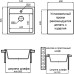 Кухонная мойка Reflection Zia 51 RX1251GR Гравий