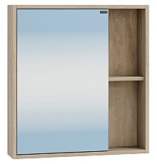 Зеркальный шкаф СанТа Прима 60 700344 Дуб светлый